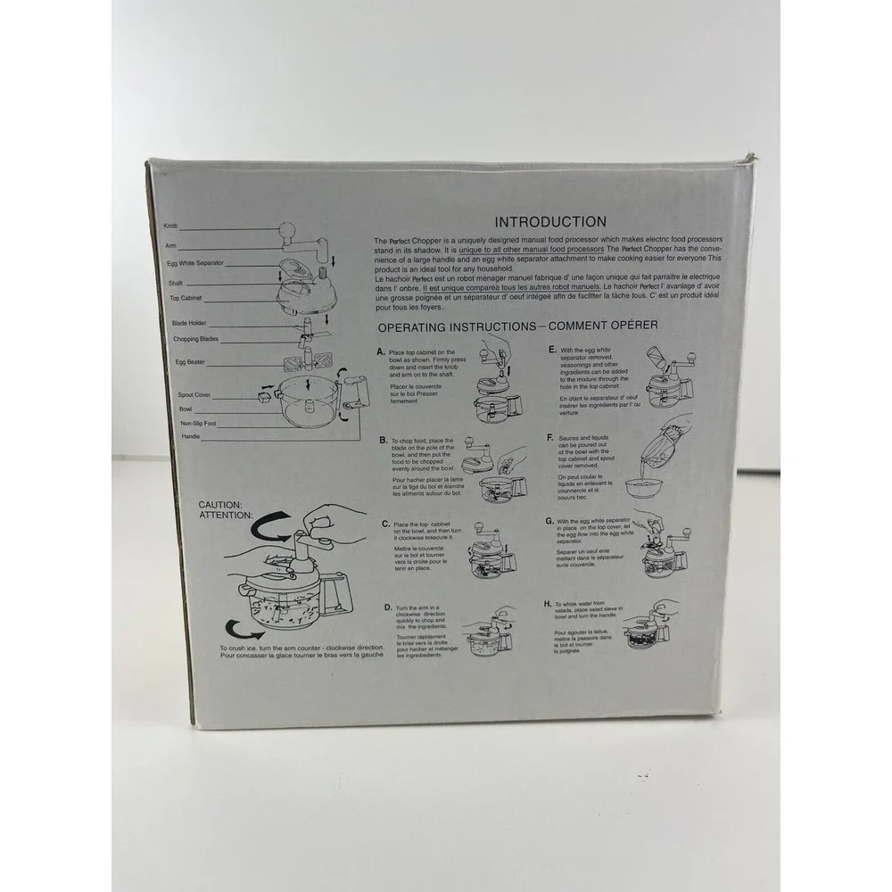 Perfect Chopper AS SEEN ON TV New and Improved Professional (Top Quality, Open)